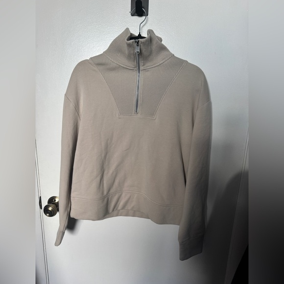 NWT Athleta Retroplush Revive Half Zip Sweatshirt - Picture 3 of 7